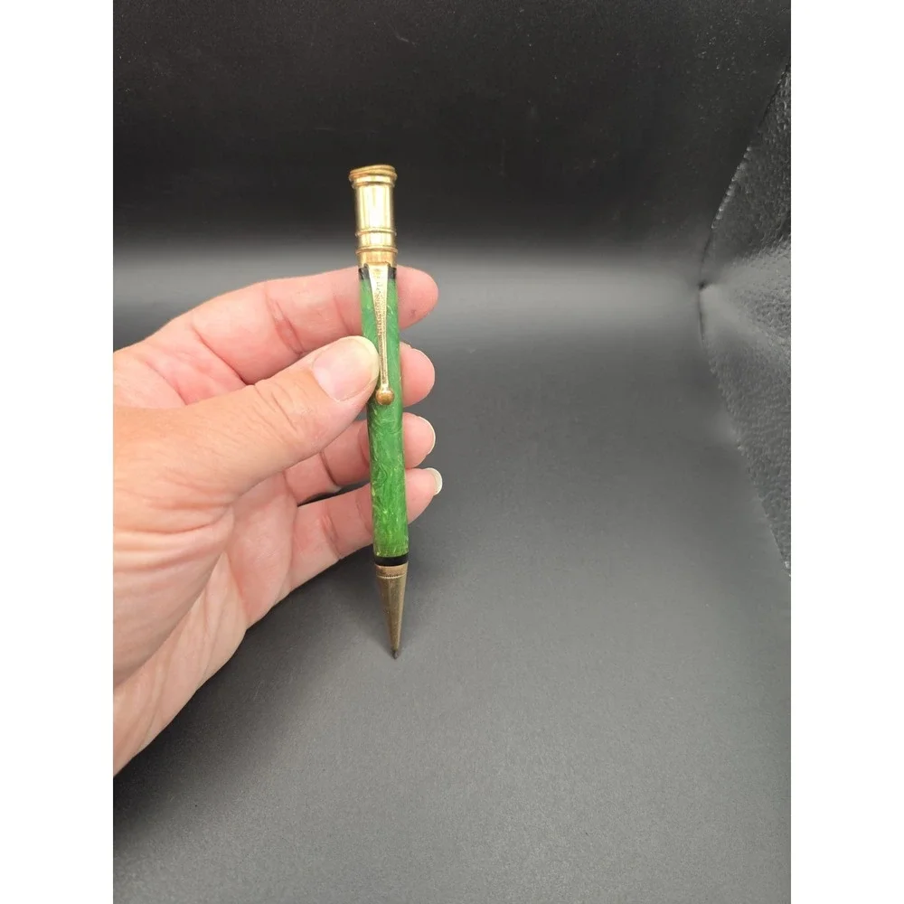 1920s Parker Duofold Jade Green Mechanical Pencil Clip Model Vintage USA
